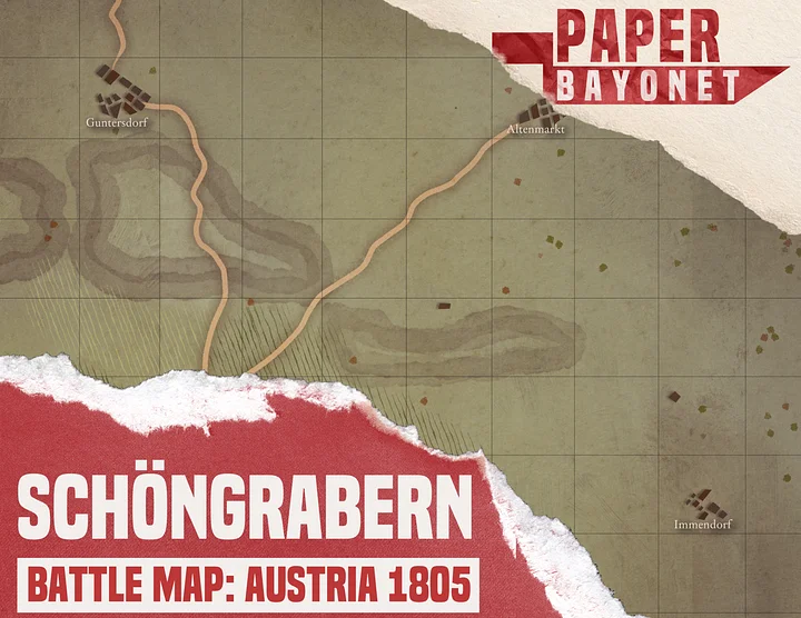 Schöngrabern battle map. product image (1)
