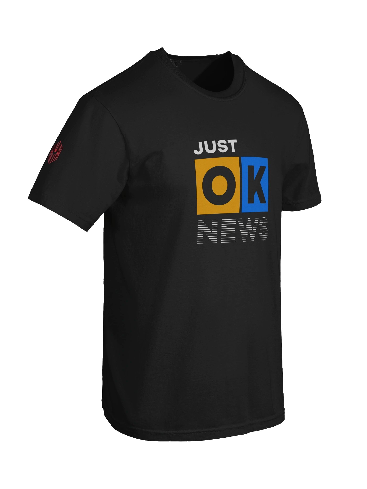 Just OK News Tee - Dark Version product image (6)
