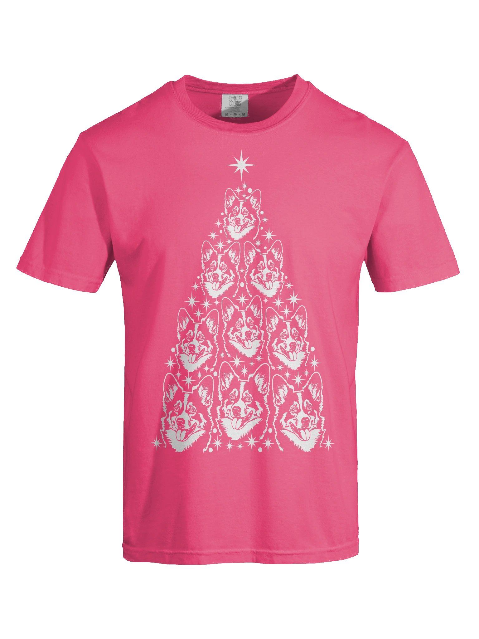 Pembroke/Cardigan Welsh Corgi Christmas Tree T-Shirt product image (9)