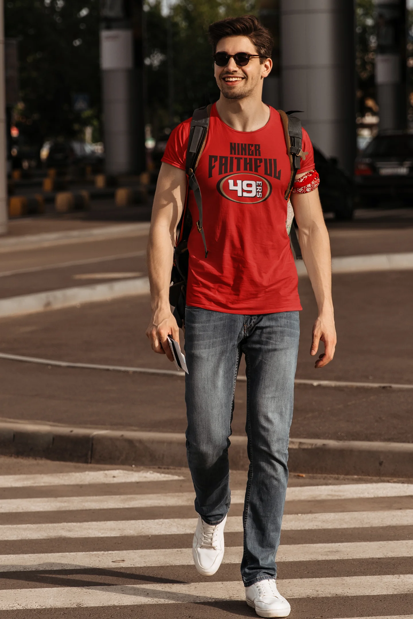 NINER EMPIRE 49ers Red or Black (oval logo) product image (1)