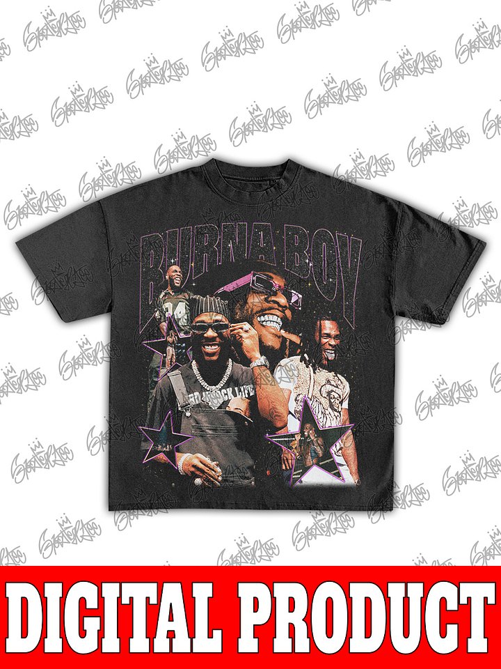 Burna Boy "Odogwu" African Giant Vintage Afrobeats Bootleg Graphic product image (1)