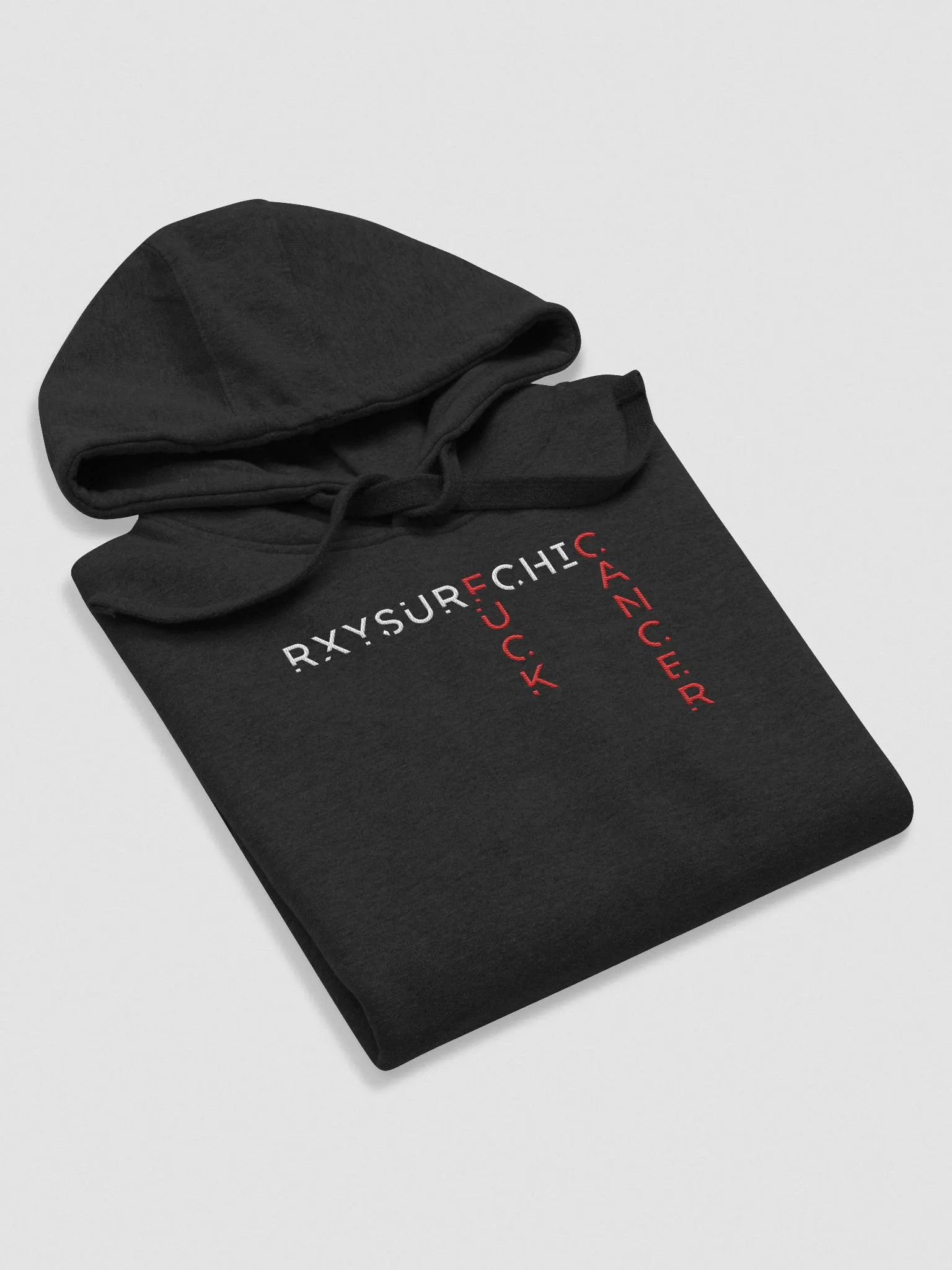 [charity] STITCHED - FUCK CANCER - Hoodie product image (4)