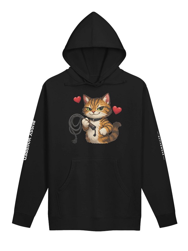Pussy whipped meme Hoodie with sleeve writing product image (1)