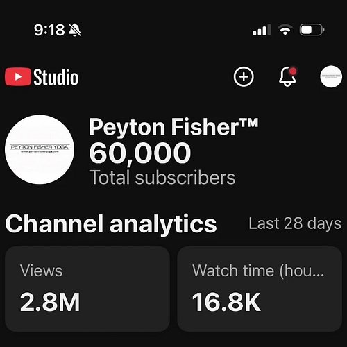 60,000. 2.8 million views and 16.8k watch hours in just 28 days.

The numbers are just data points proving the blueprint work...