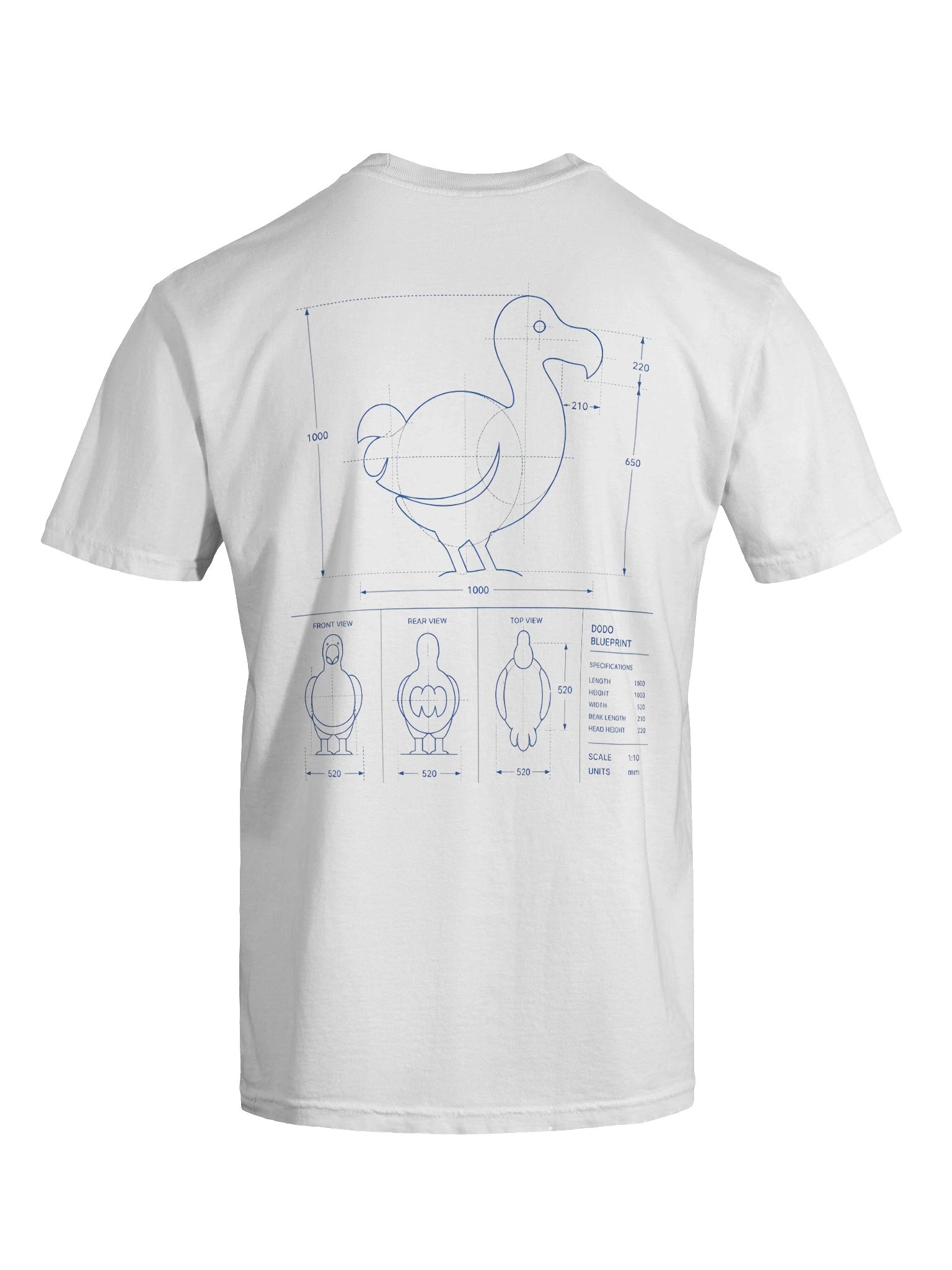 T-Shirt - Blueprint product image (9)
