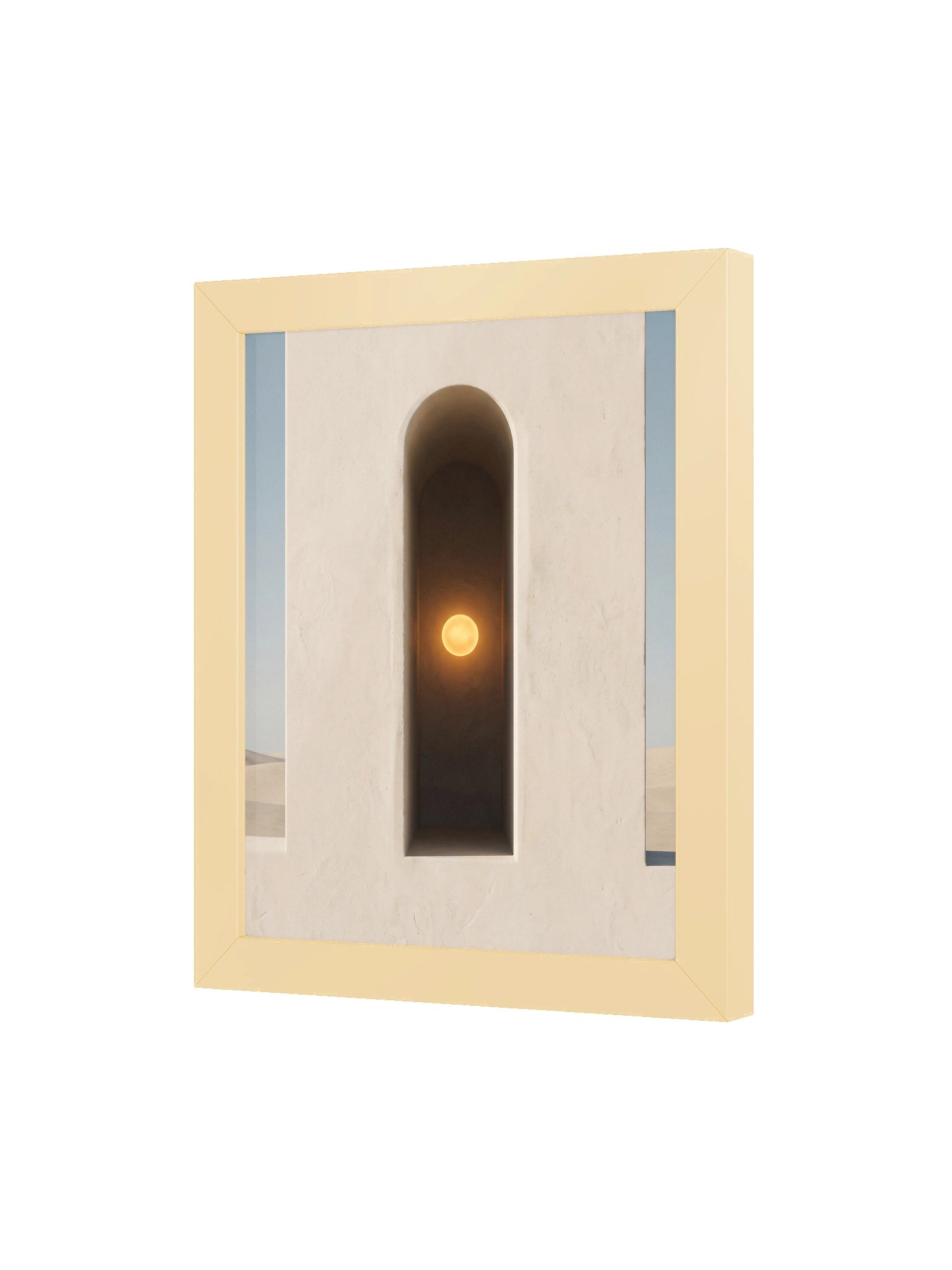 The Sun Within - Surrealist Mediterranean Architectural Wall Art product image (3)