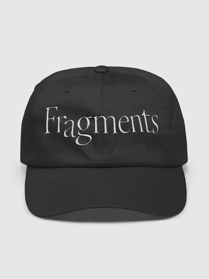 Fragments Cap | Minimal Poetic Overthink Wear Hat product image (1)