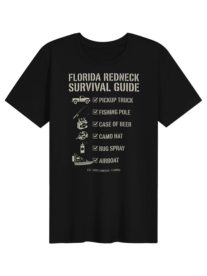 Florida Redneck Survival Guide Checklist Tee product image (8)