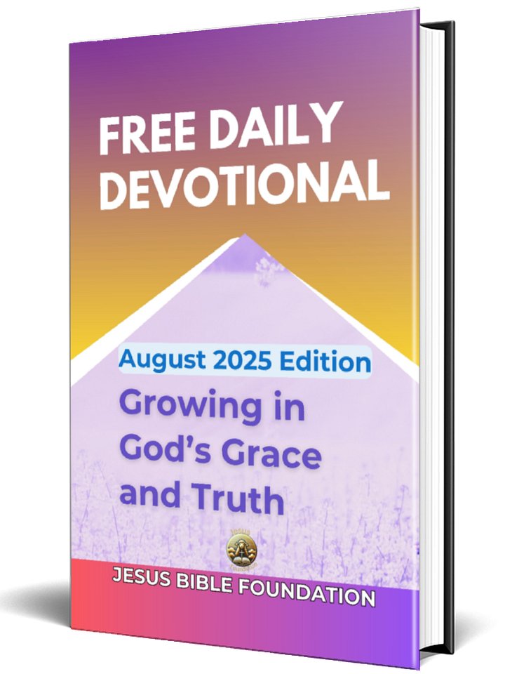 Free Daily Devotional August 2025 Edition: Growing in God’s Grace and Truth product image (1)