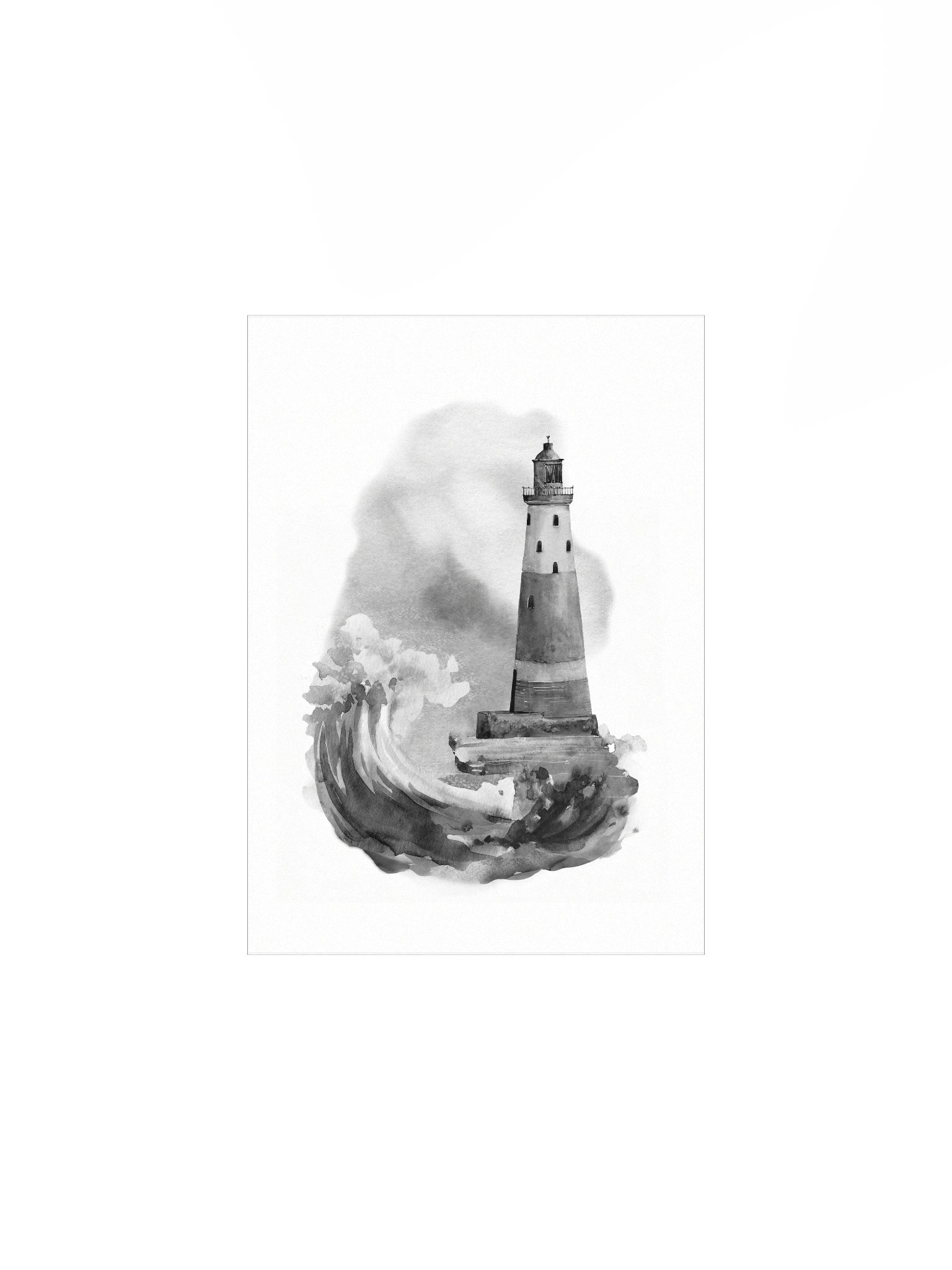Lighthouse Ink Storm Print product image (2)