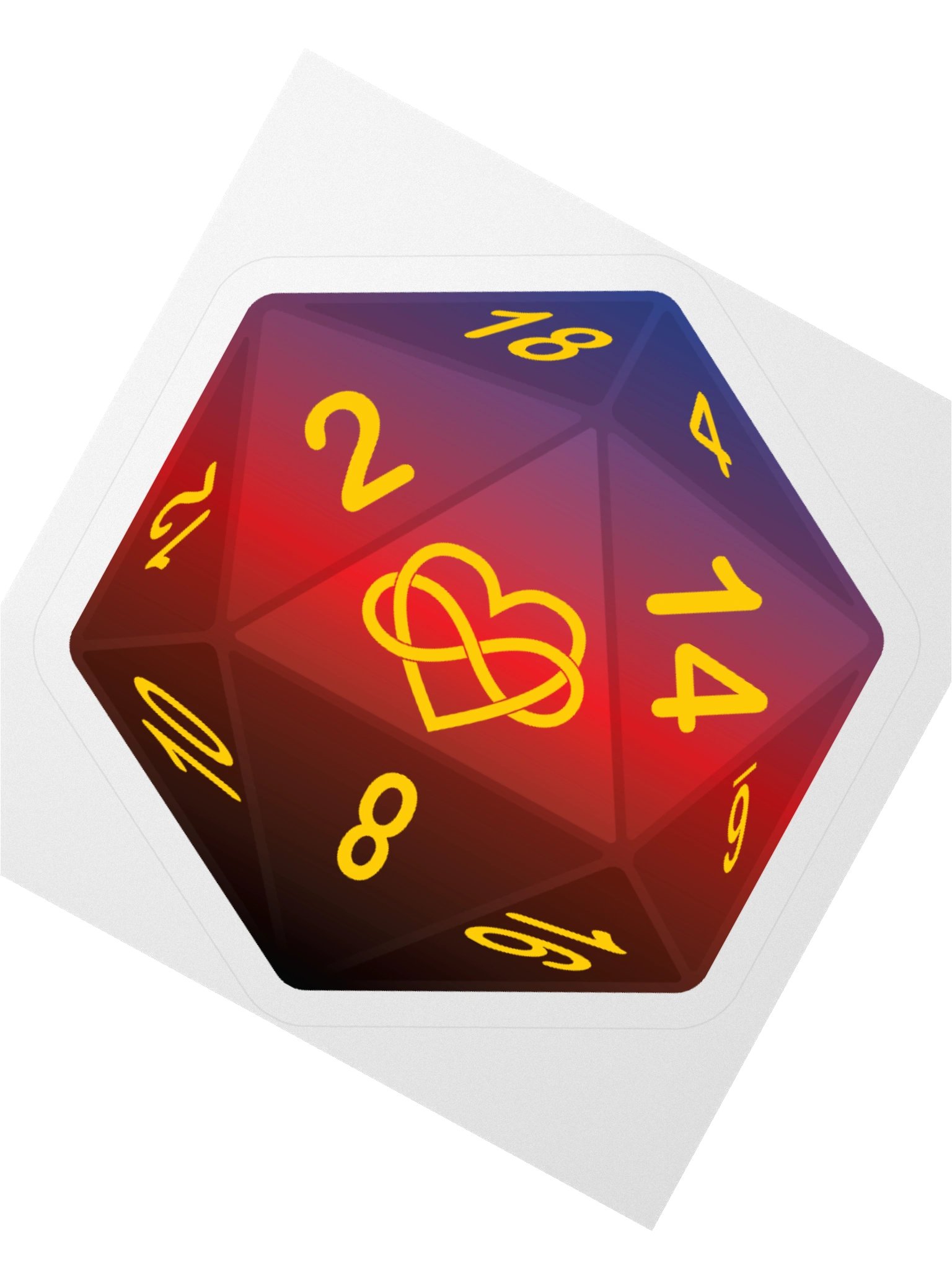 Polyamory D20 Sticker product image (5)