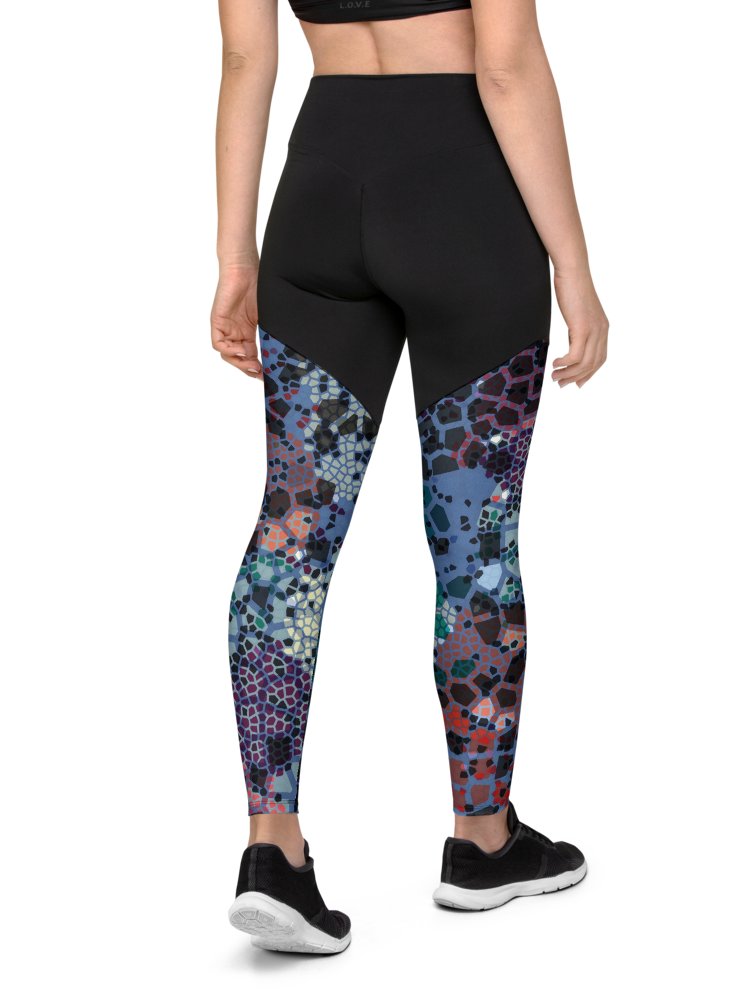 Stained glass-Sports Leggings product image (4)