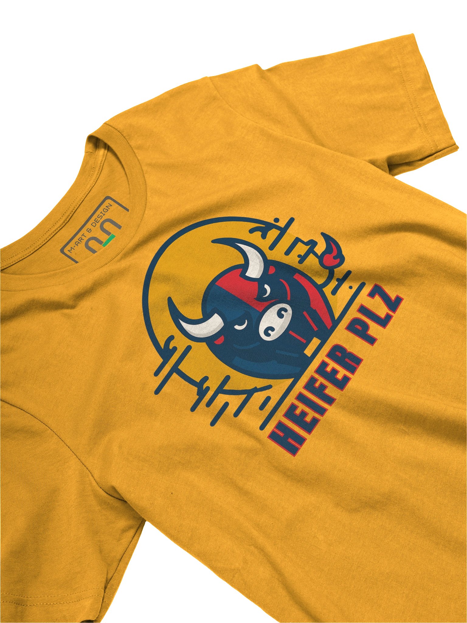 HEIFER PLZ Power Tee – Unleash the Bull, Own the Flame product image (2)