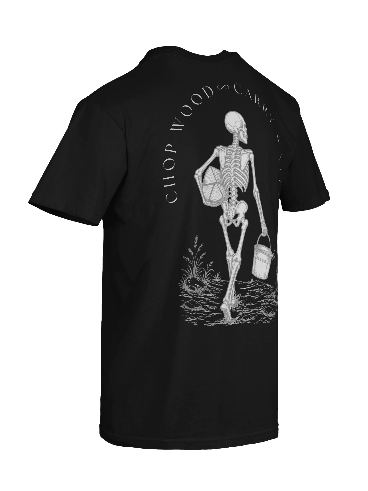 Men's Chop Wood Carry Water Skull Tee product image (6)