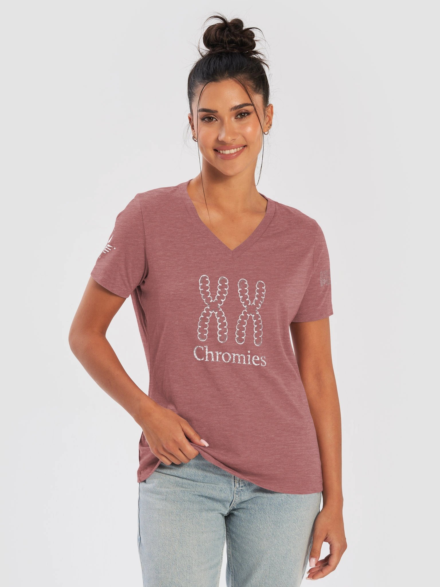 XX Chromies - WOMEN's V-Neck T-shirt product image (50)