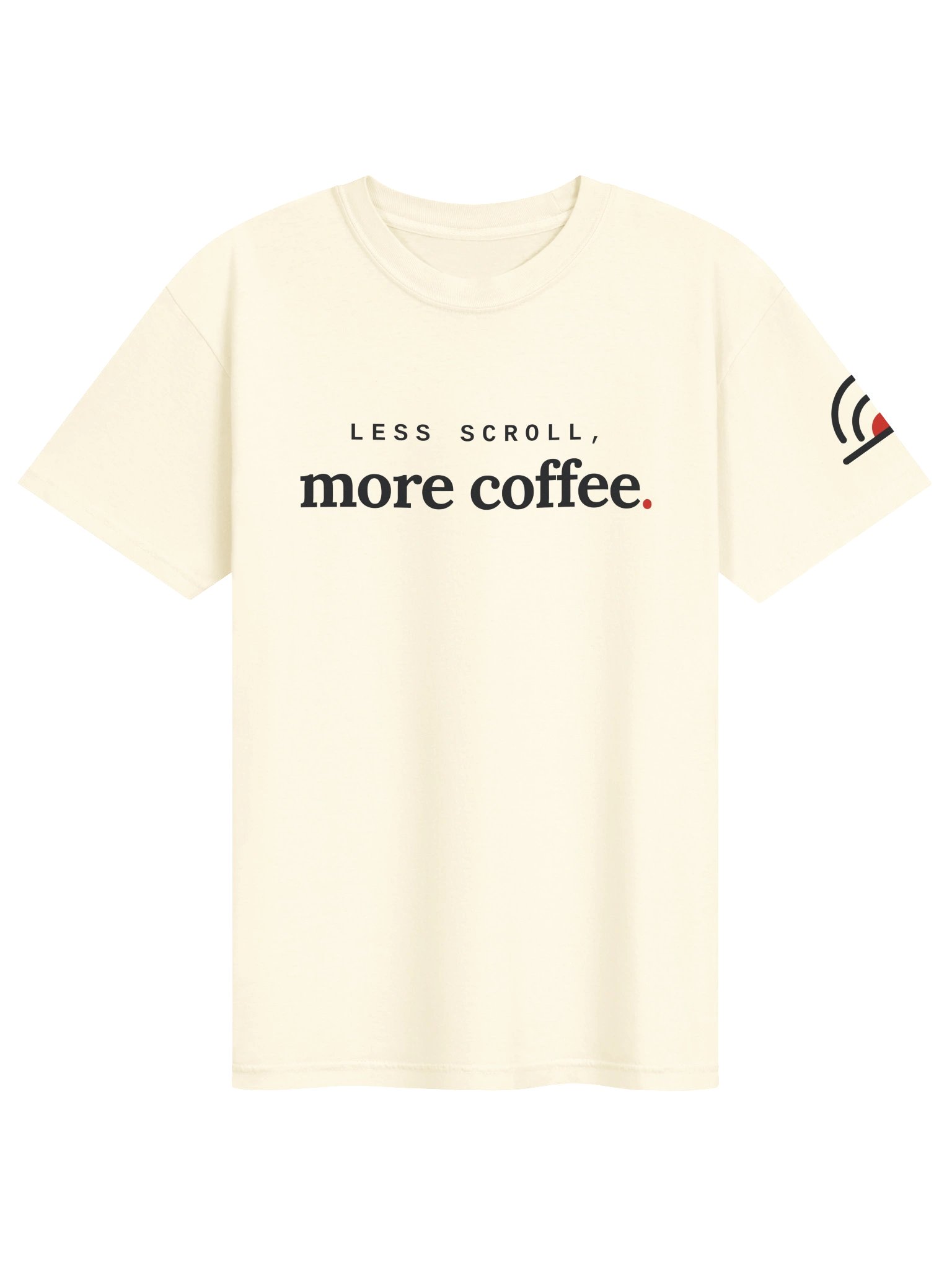Less Scroll, More Coffee Heavyweight Tee product image (2)