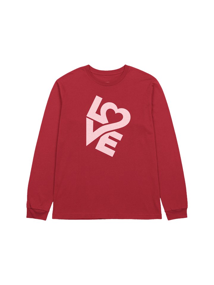 LOVE - Long Sleeve Tee (Unisex) - Bold product image (1)