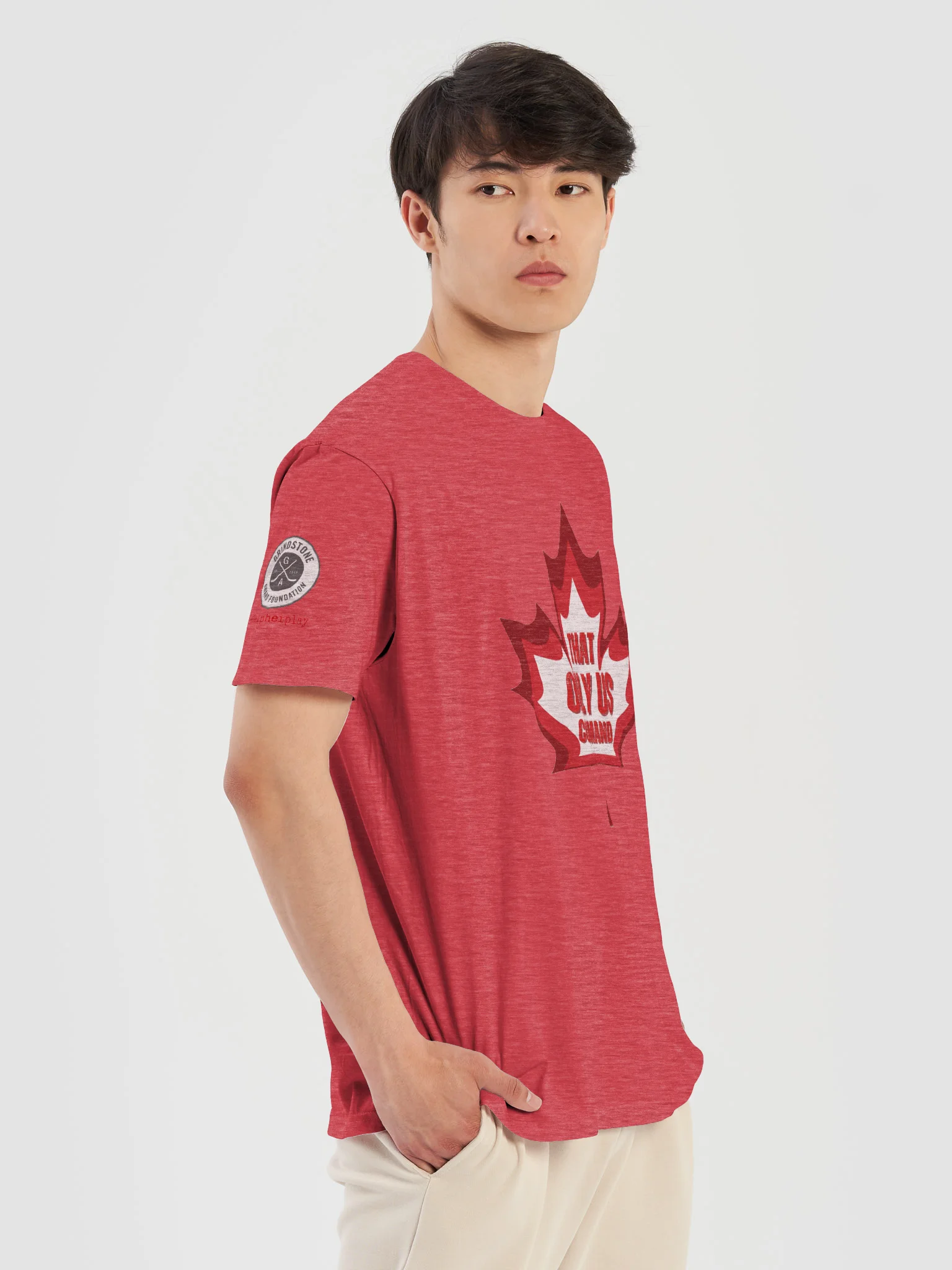 CK x GRINDSTONE "THAT ONLY US COMMAND" MAPLE LEAF TEE product image (20)