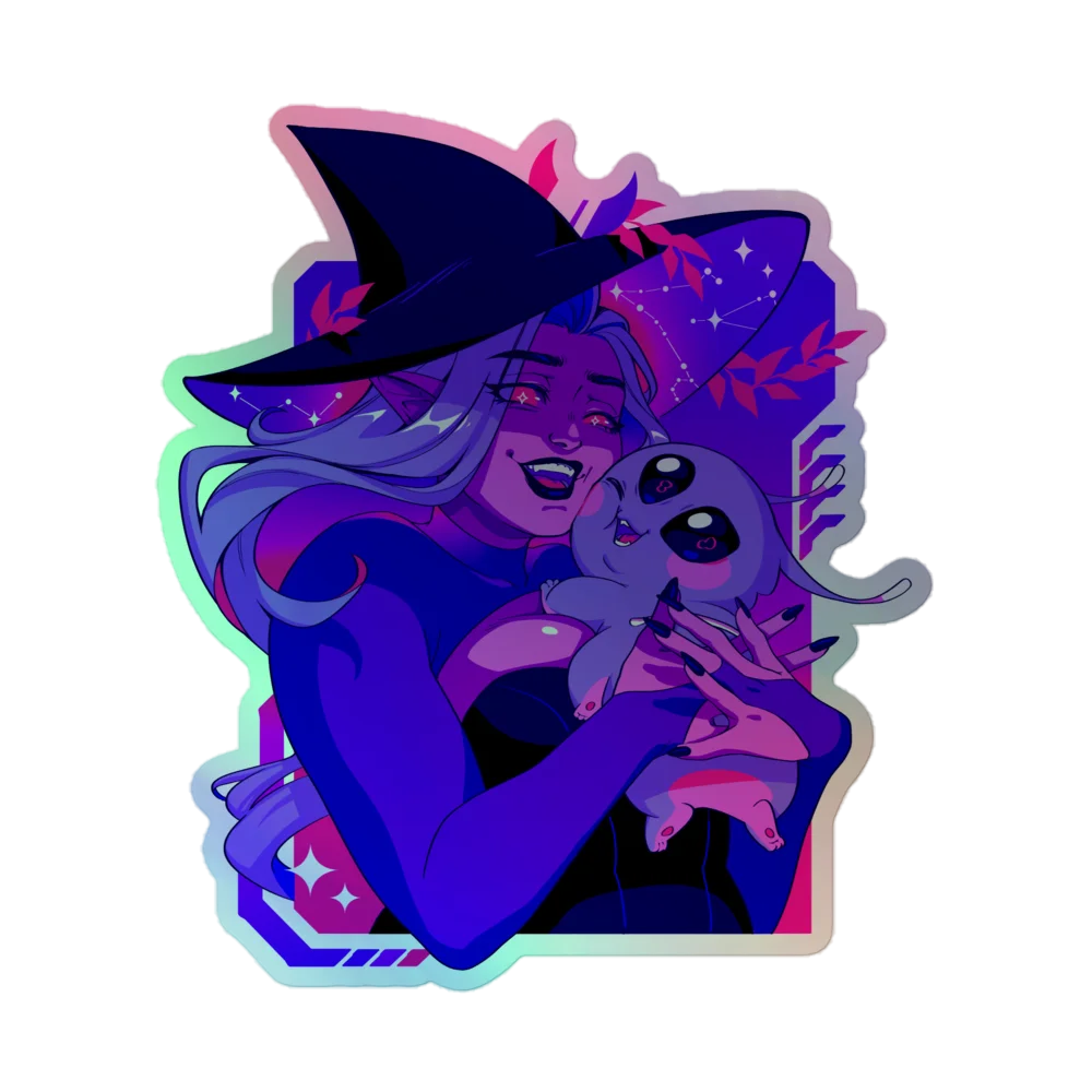 Cyber Stim Holographic Sticker product image (1)