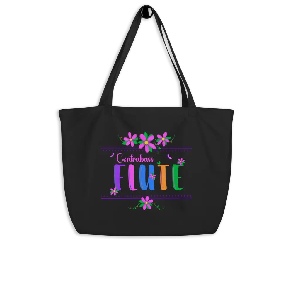 Floral Flute Large Tote - Contrabass product image (4)