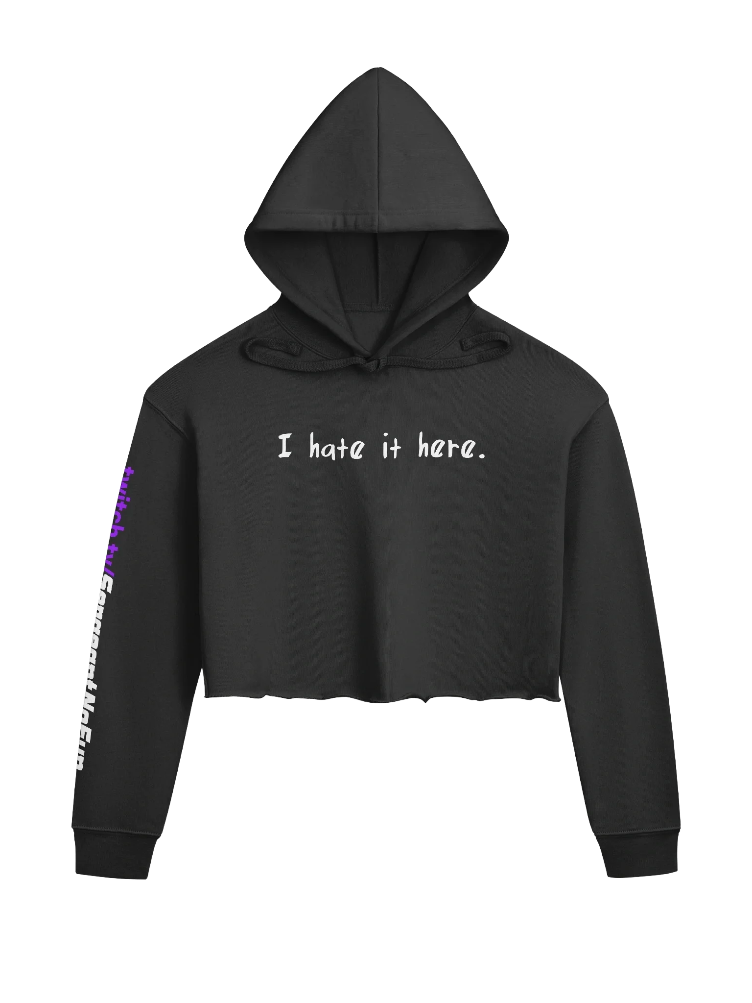 I Hate it Here Crop Hoodie product image (1)