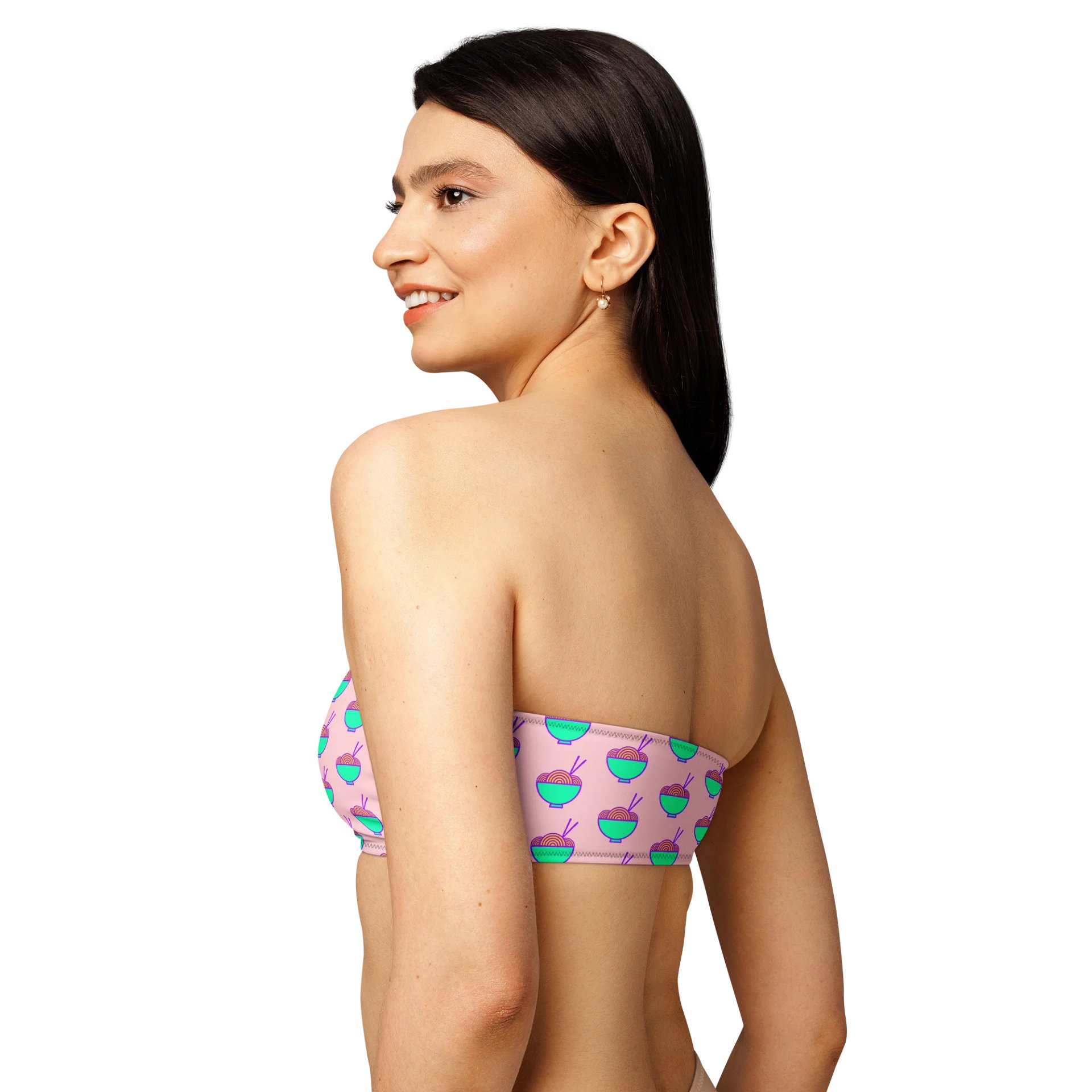 Noodle Crew Bikini Top! (Pink) product image (6)