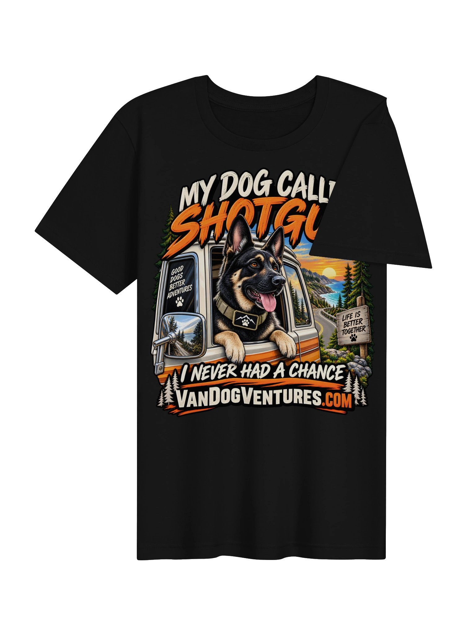 My Dog Called Shotgun Adventure T-Shirt product image (4)