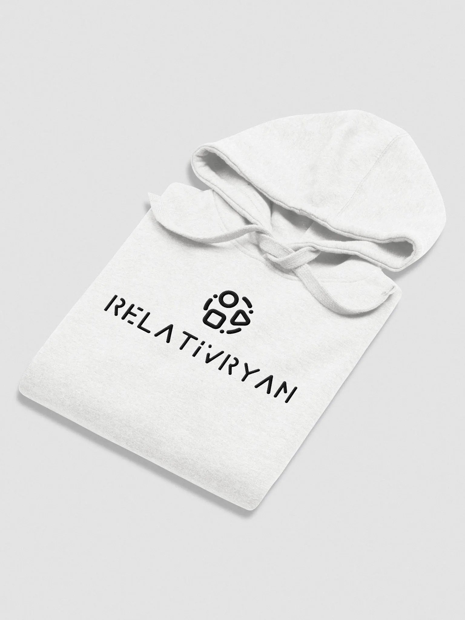 RelativRyan Neutrals Hoodie (Black Logo) product image (4)
