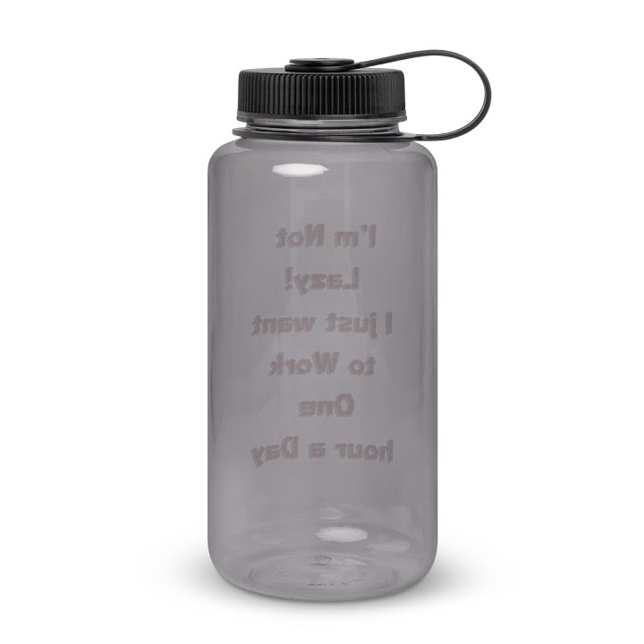 One Hour Workday Motivational Water Bottle product image (2)