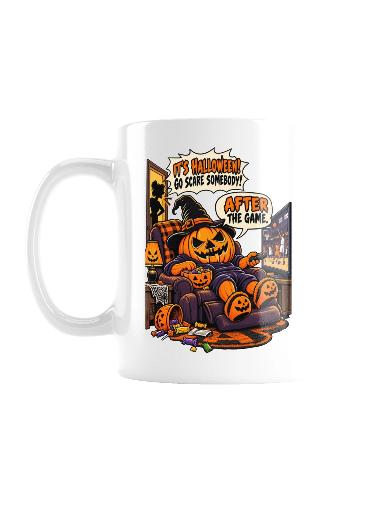 It’s Halloween! Go scare somebody! — After the game - Mug product image (1)