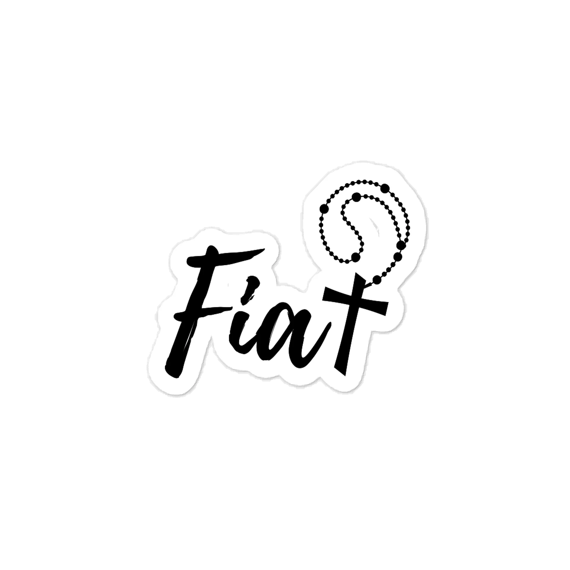 Fiat Rosary Sticker product image (1)