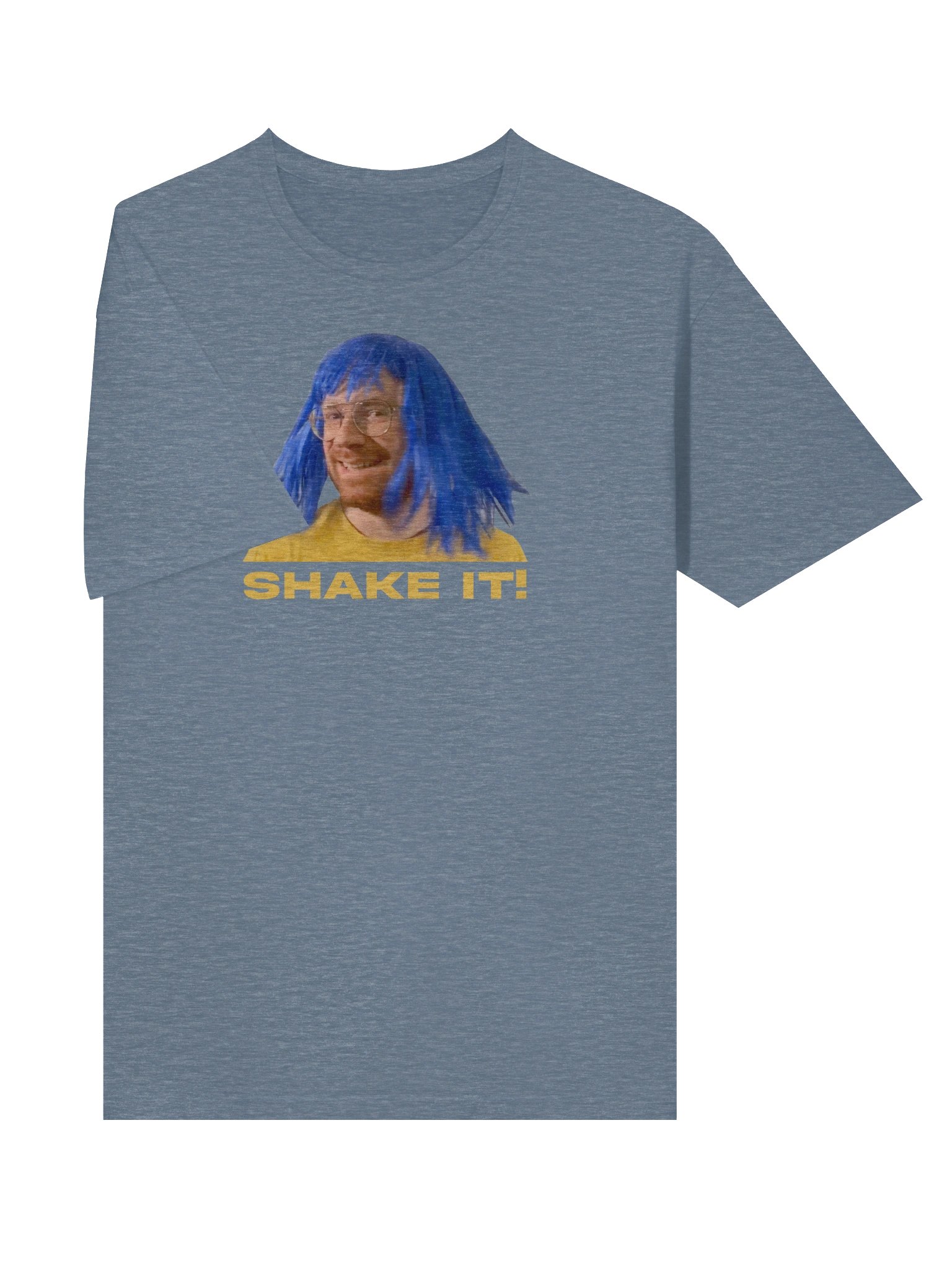 Shake It! Blue Wig Unisex Tee product image (5)