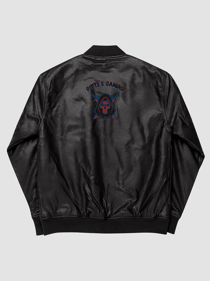 [pittis_gaming] Threadfast Apparel Faux Leather Bomber Jacket Threadfast Apparel 395J product image (2)