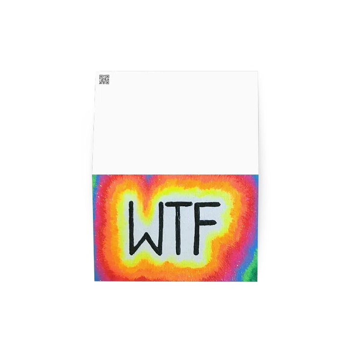WTF Neon Greeting Card product image (2)