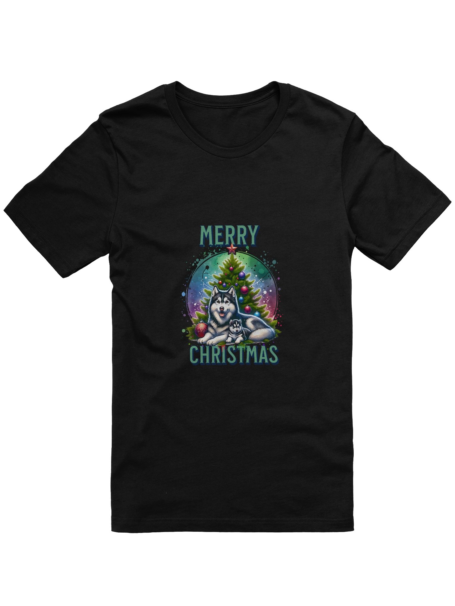 HUSKY CUDDLES MERRY CHRISTMAS 1 product image (2)