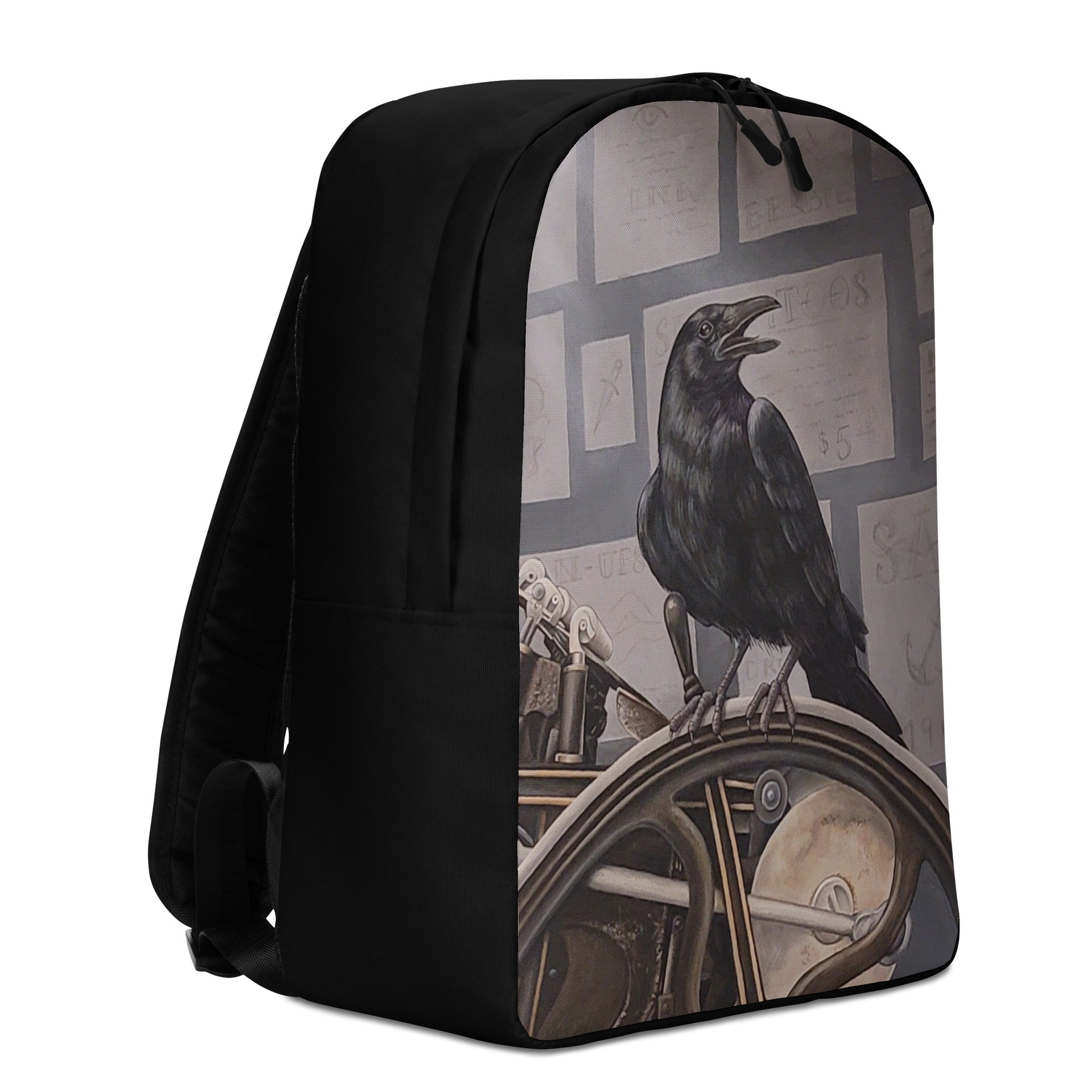 Raven's Letterpress All-Over Print Backpack product image (3)
