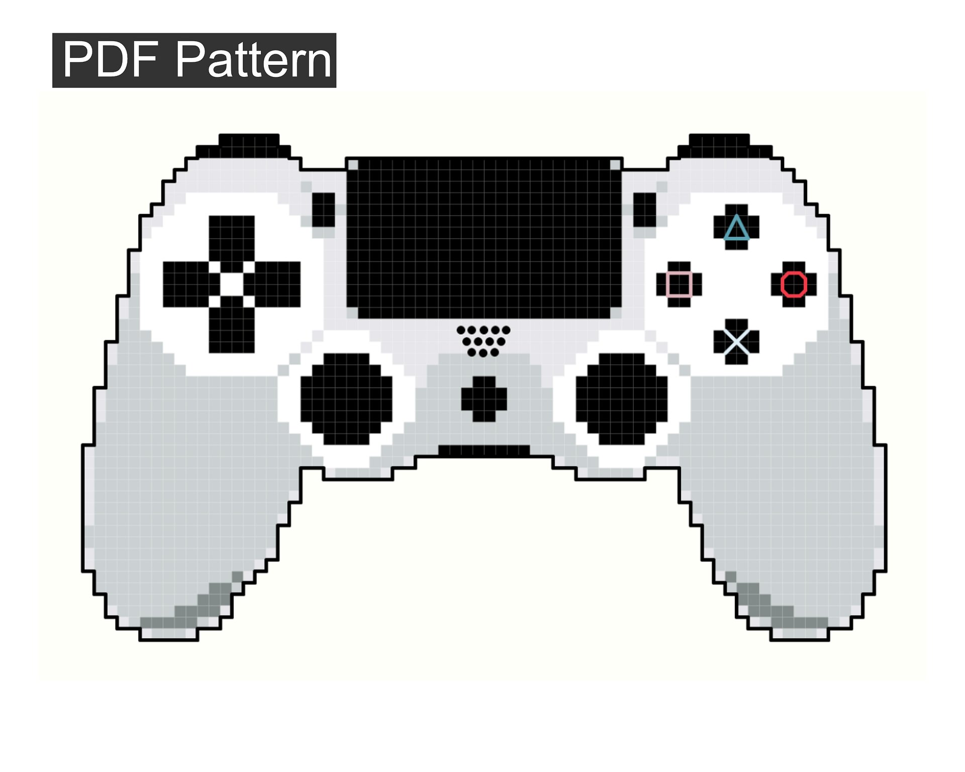 Game Controller Cross Stitch Pattern - PDF product image (1)