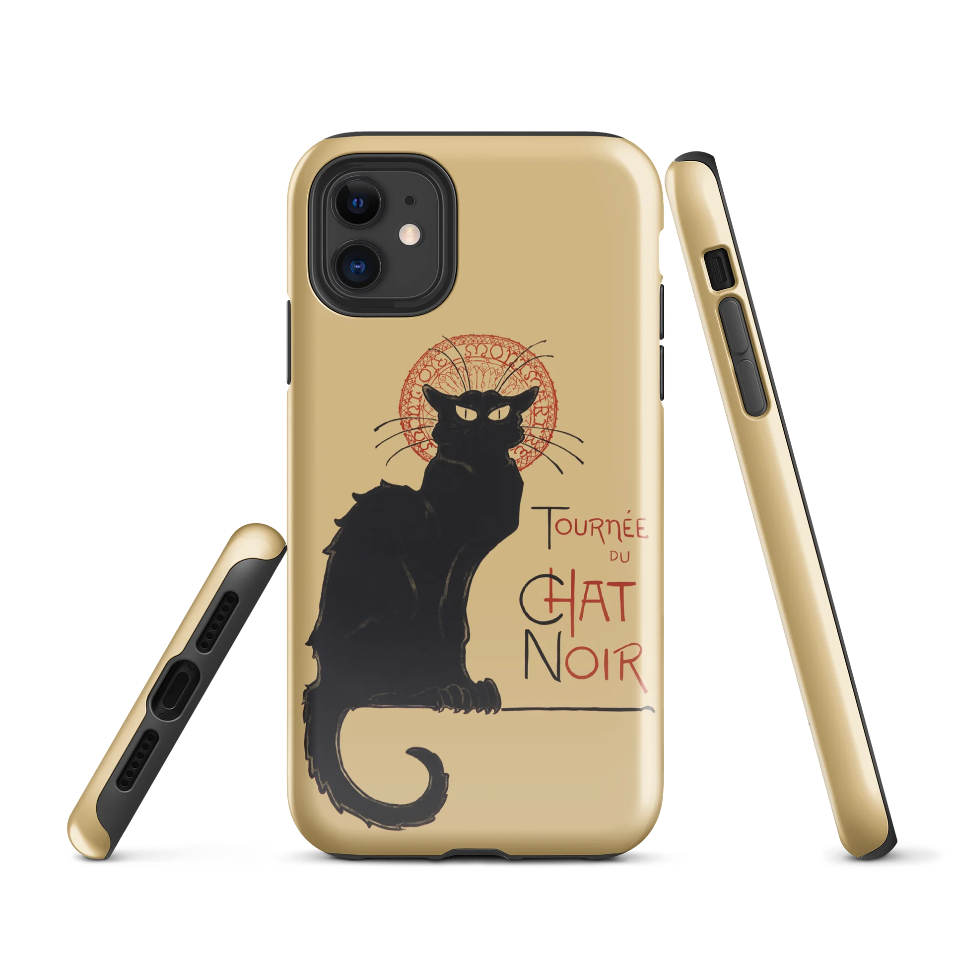 Le Chat Noir Minimal Cat iPhone® Tough Case product image (1)