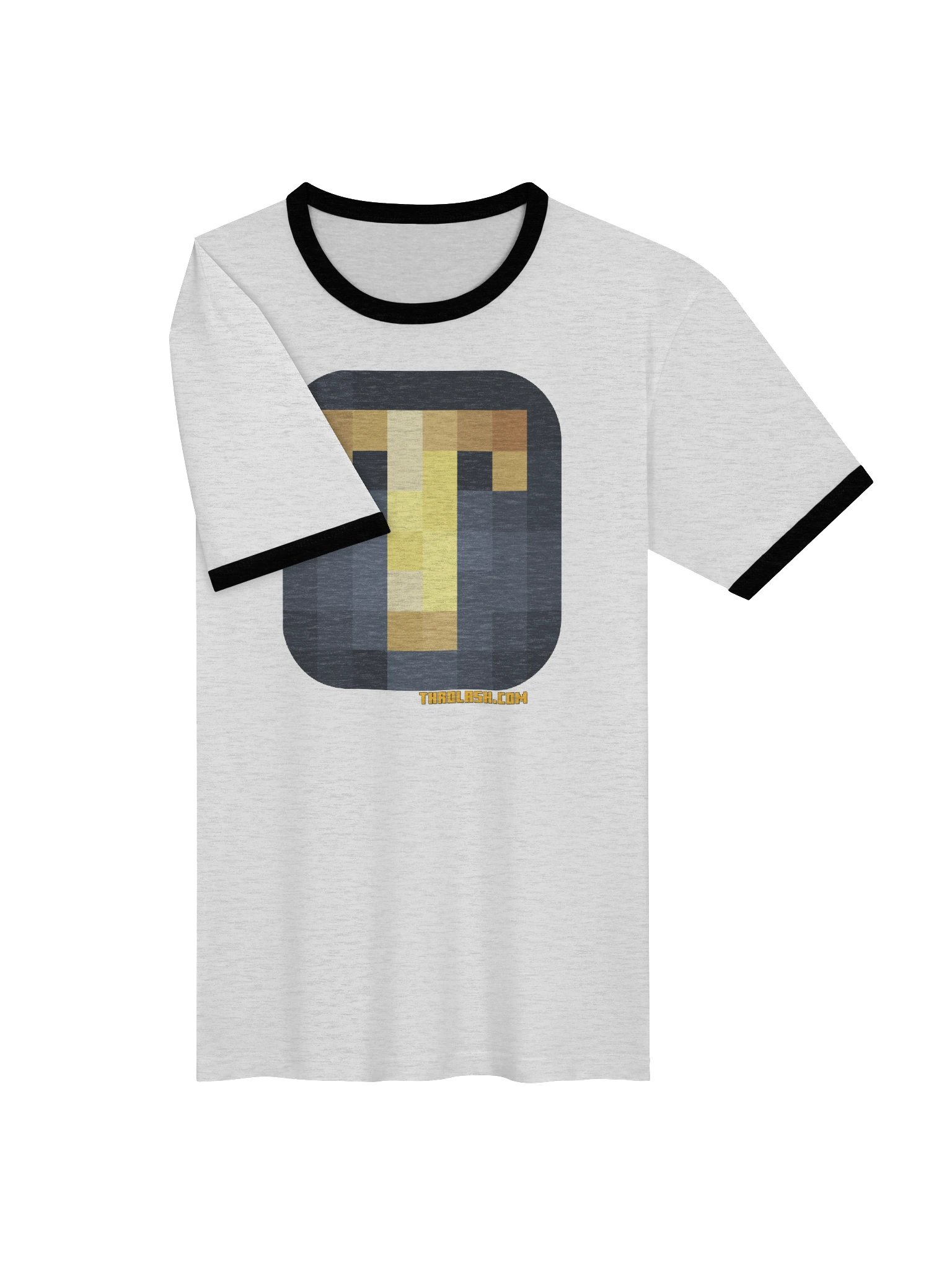 Throlash Pixel Emblem Ringer Tee product image (3)