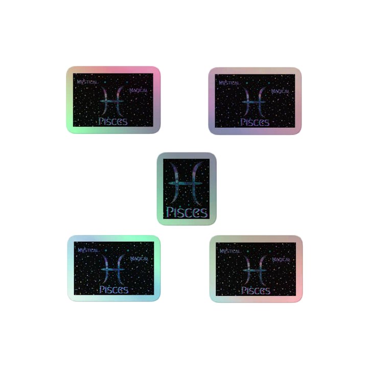 Pisces, Magical Mystical, Holo Sticker Pack product image (2)