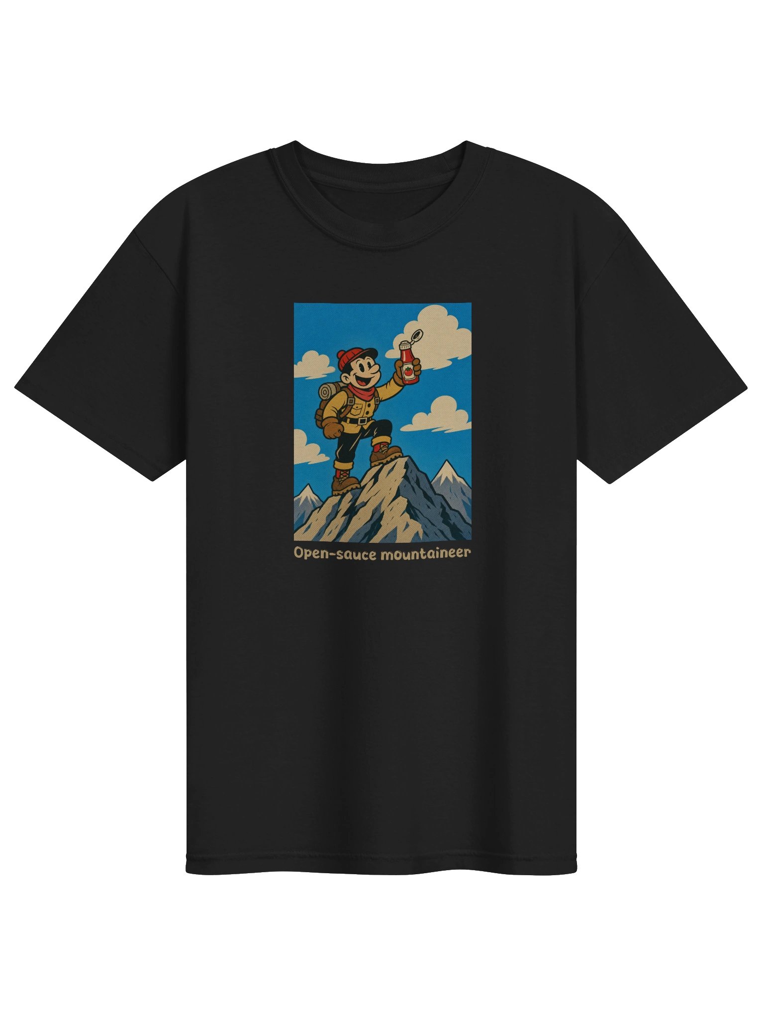 Open-sauce mountaineer t-shirt product image (2)