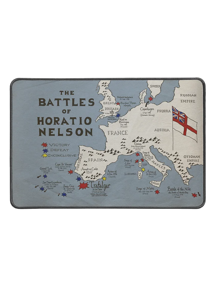 The Battles of Horatio Nelson - Desk Mat product image (1)