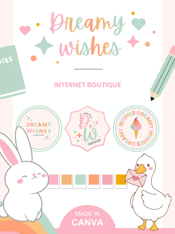 MRR & PLR Whimsical Logo Branding Bundle product image (1)