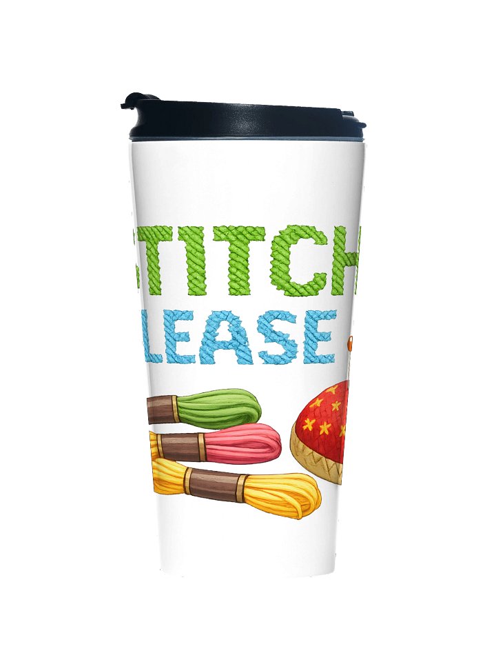 Stitch Please Travel Mug product image (1)