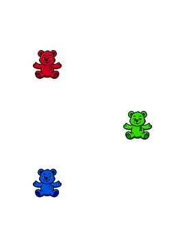 RGB Bear of Sharing Magnet Bundle