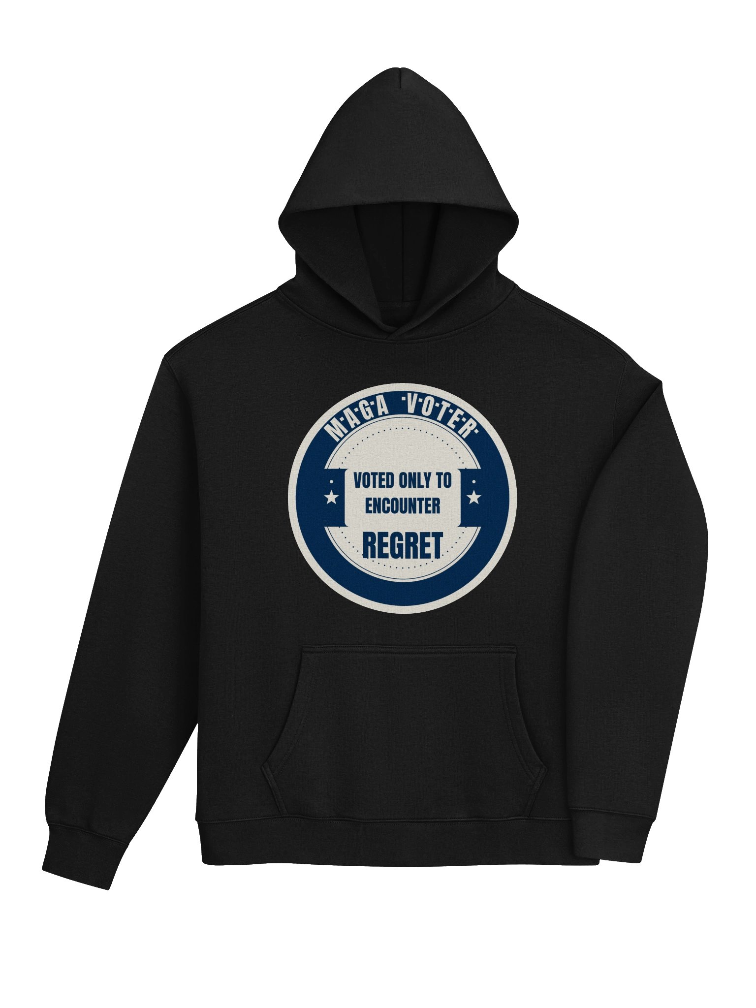 MAGA V.O.T.E.R. — Badge Tee Hoodie product image (4)