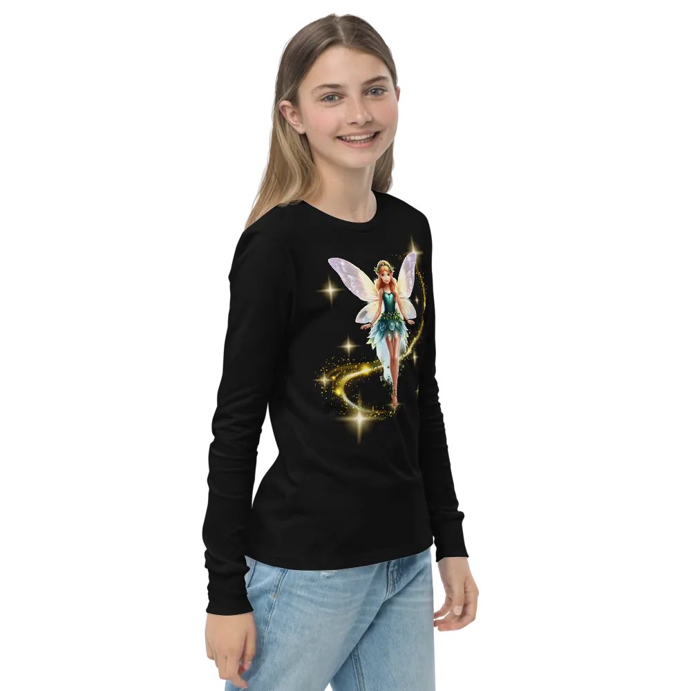 Enchanted Fairy Youth Long Sleeve T-Shirt Bella+Canvas (Kids Unisex) product image (4)