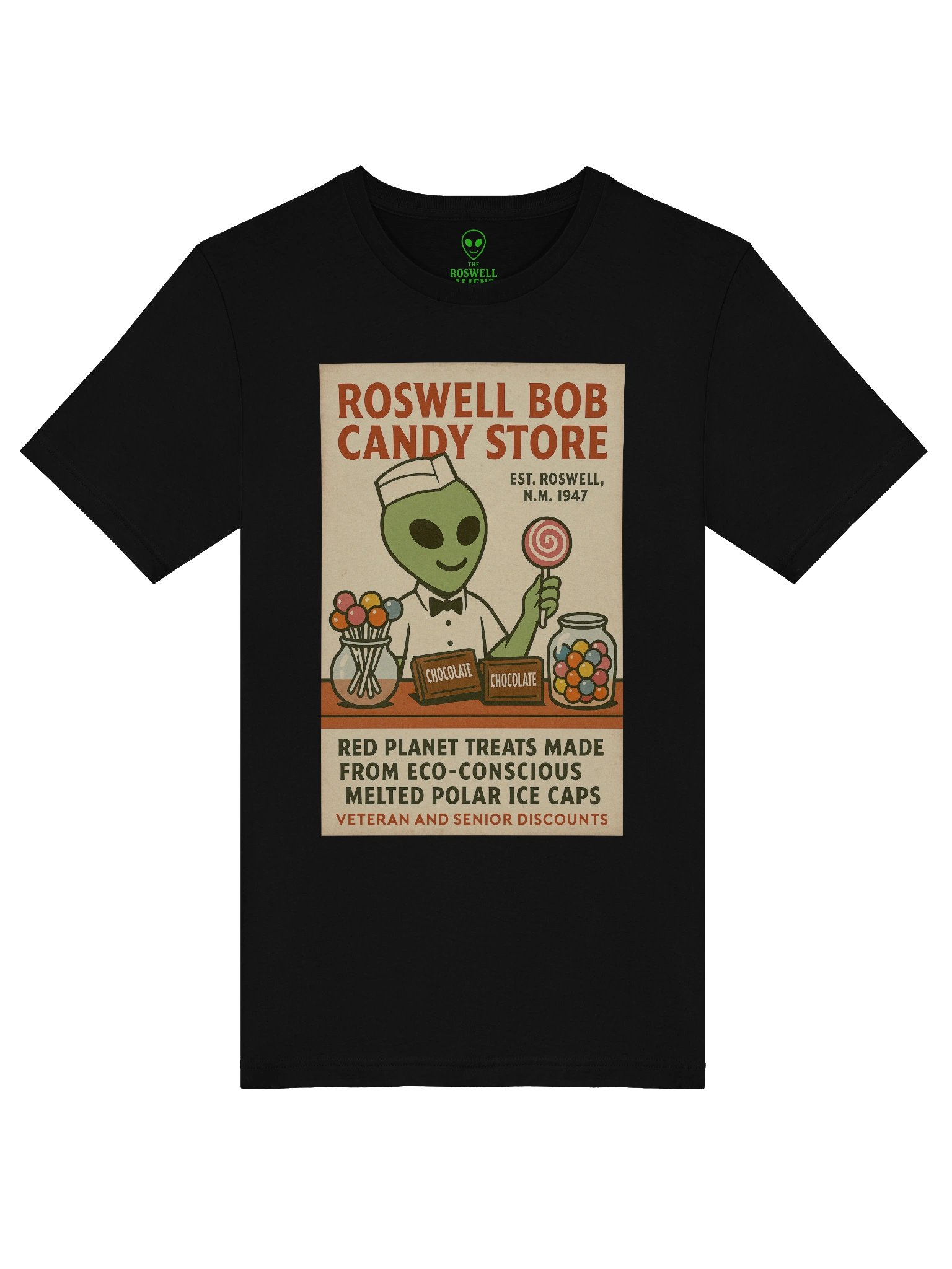 Roswell Bob Candy Store T-Shirt product image (5)