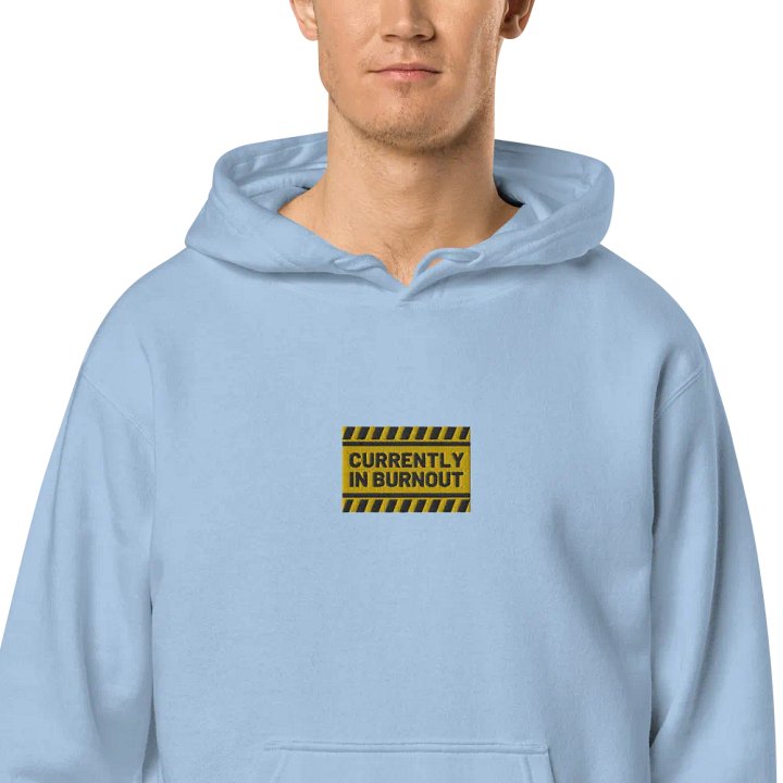 CURRENTLY IN BURNOUT embroidered pigment hoodie product image (1)