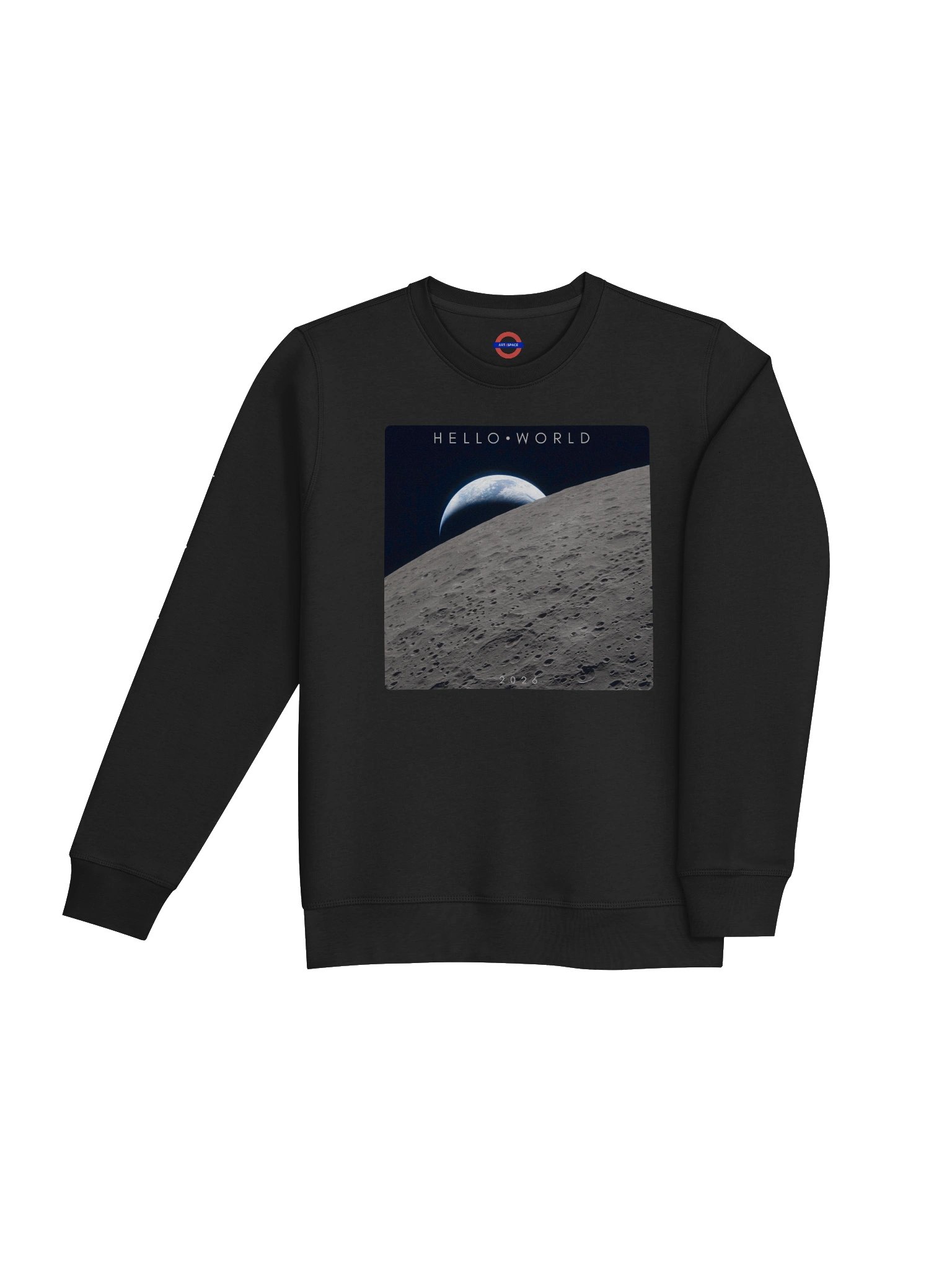 Hello World Earth Rising Above The Moon Sweatshirt product image (17)